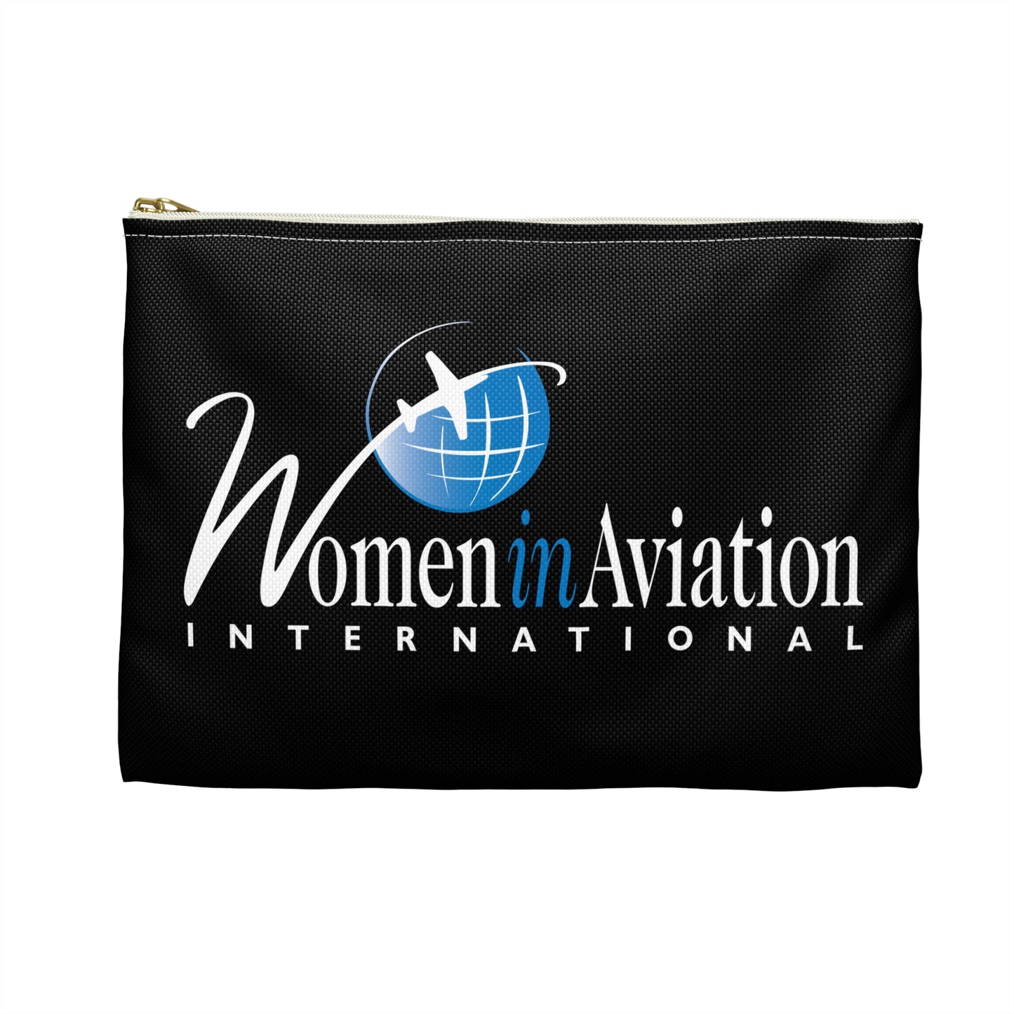 "Women in Aviation" Polyester Cosmetic Pouch