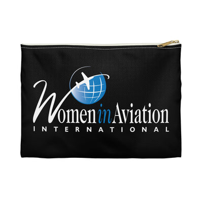 "Women in Aviation" Polyester Cosmetic Pouch