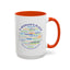 15oz. 2-Tone "Word Cloud" Ceramic Mug