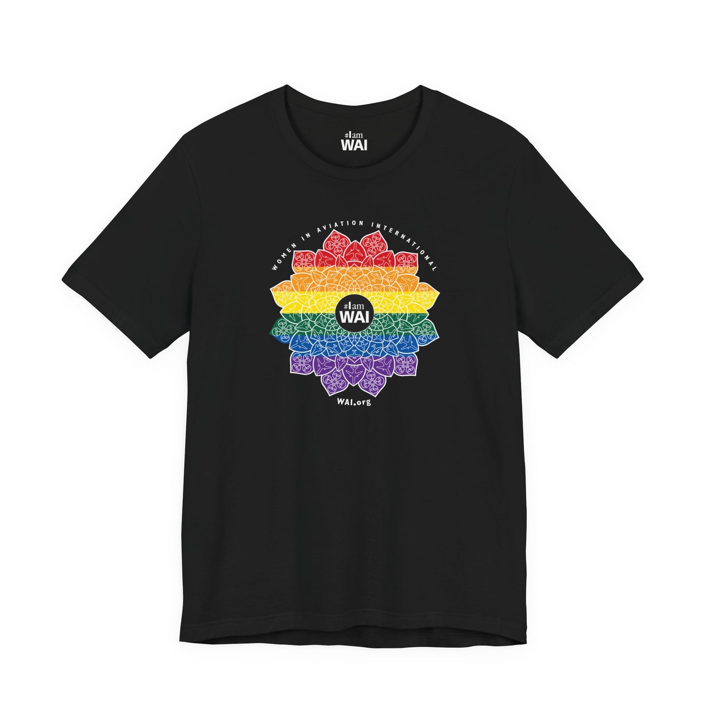 Unisex "WAI Pride" Black Jersey Short Sleeve Tee