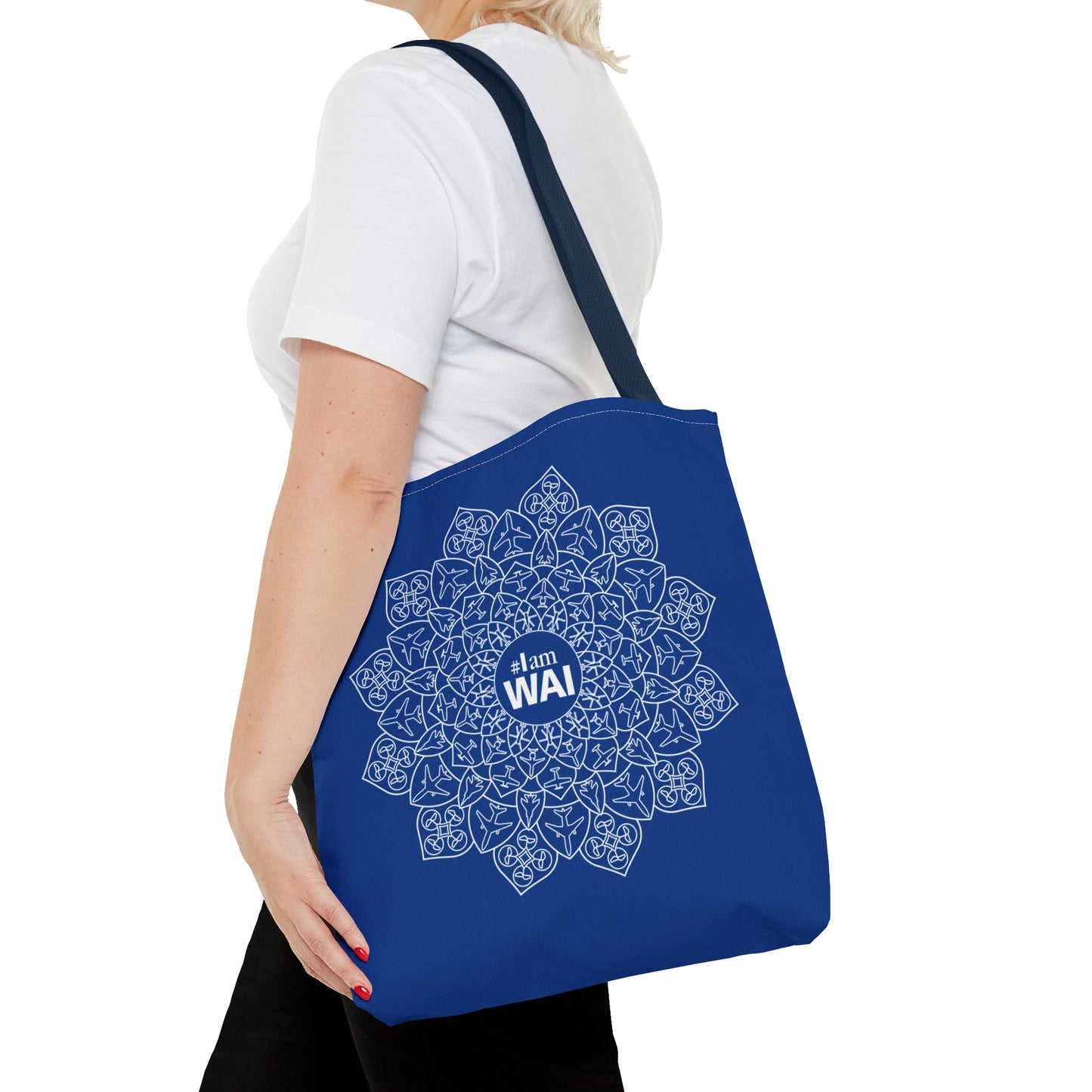 WAI Mandela Mission  16" x 16" Polyester Tote Bag