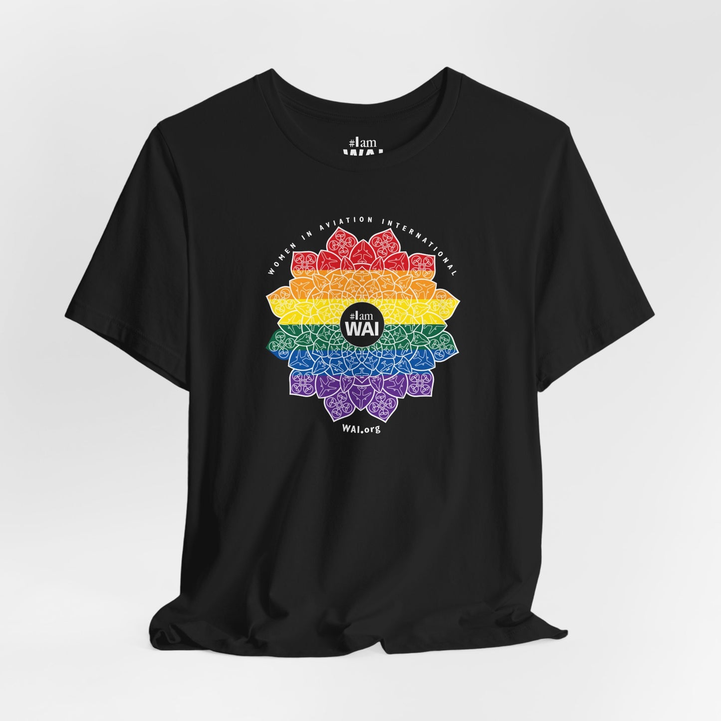 Unisex "WAI Pride" Black Jersey Short Sleeve Tee