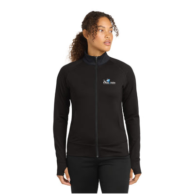 Ladies Black Full Zip NRG Fitness Jacket