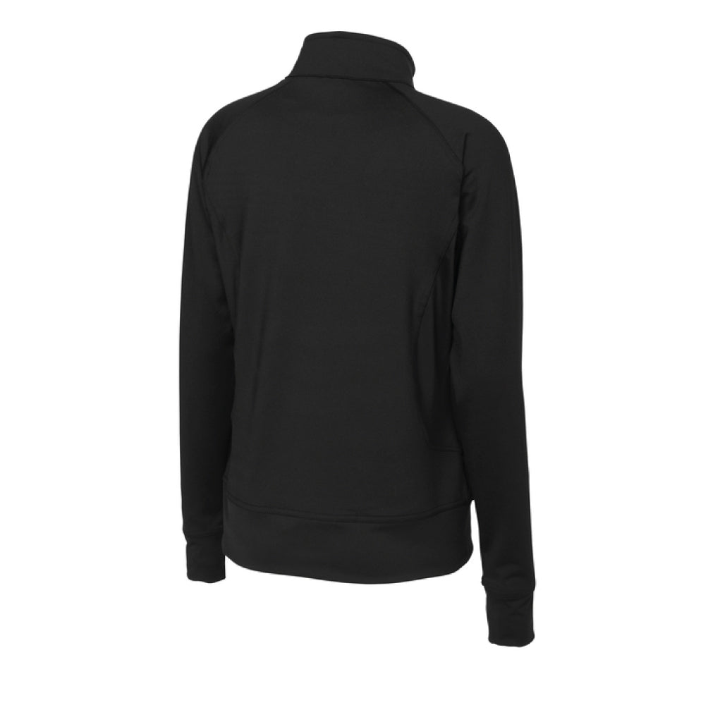 Ladies Black Full Zip NRG Fitness Jacket