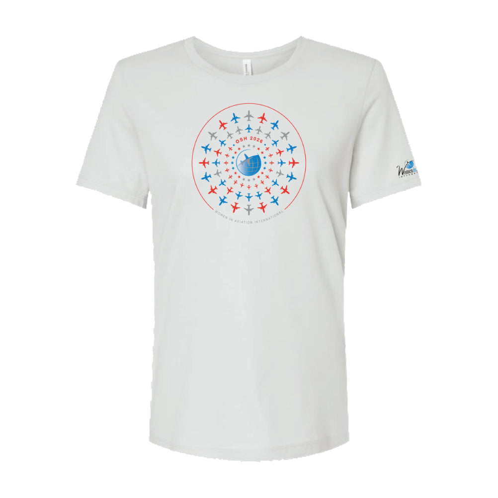 OSH 2026 - Ladies White Relaxed Cotton Tee