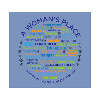 Ladies "A Woman's Place" Relaxed Cotton Tee