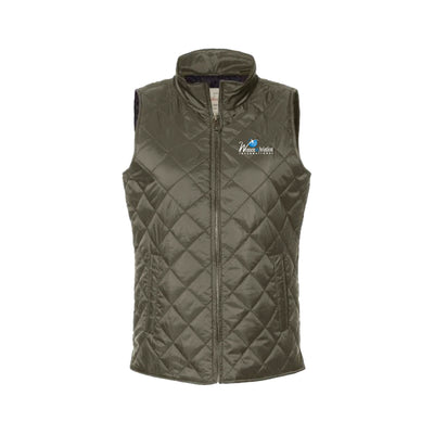 Ladies Nylon Vintage Diamond Quilt Vest