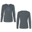 WAI26 - Ladies Dark Gray Heather Long Sleeve Tee