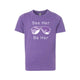 Ladies "See Her Be Her" Heather Purple Tee