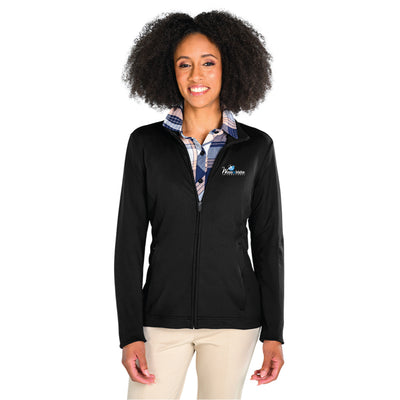 Ladies Black Full Zip Fitness Jacket