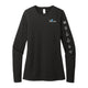 Ladies Black Long Sleeve Cotton T-shirt
